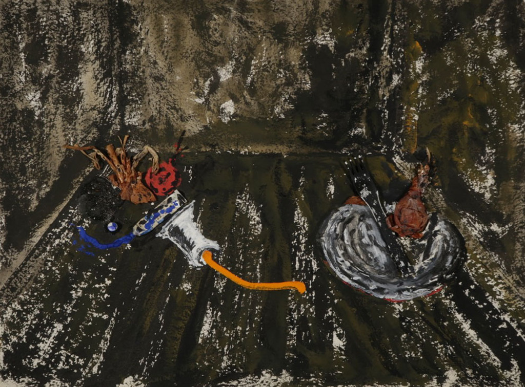 Horacio Cordero: Gouache en Assemblage, Stilleven kopen? Bied vanaf 100!