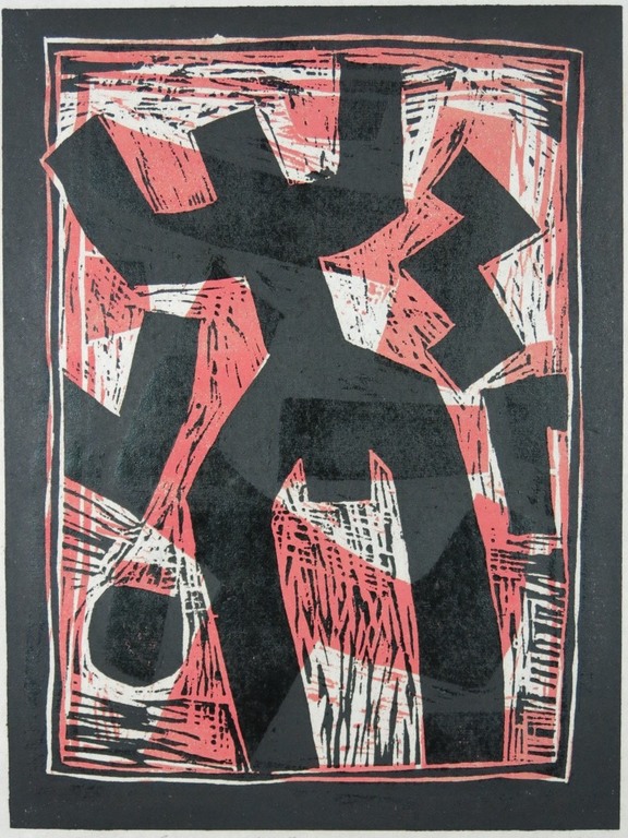 Ferenc Gogos: Houtsnede, Zonder titel kopen? Bied vanaf 20!