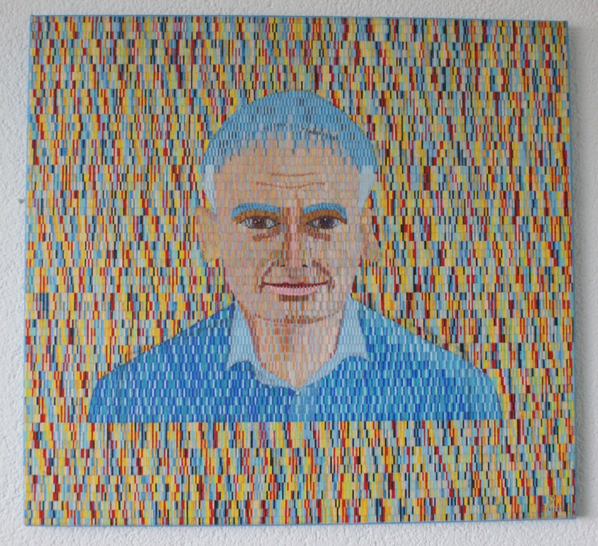 Eric Pool (Amsterdam, 1937-2012 zelf portret verkocht voor € 75!