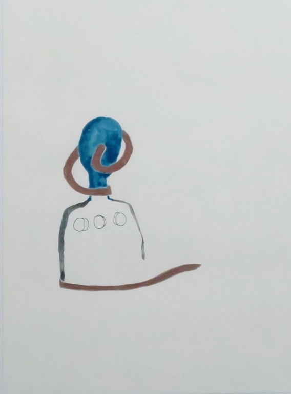 Anna Frydman: Gemengde techniek, Zonder titel - Ingelijst kopen? Bied vanaf 20!