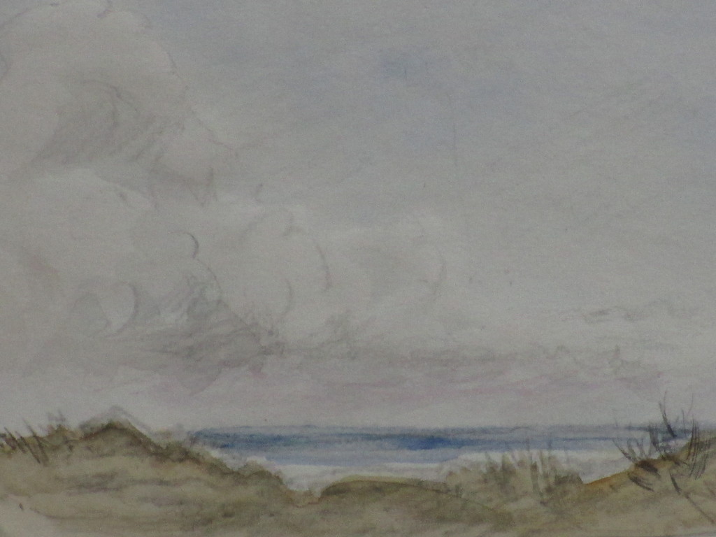 Han Krug, Strandgezicht Voorne, Kleurtekening kopen? Bied vanaf 1!