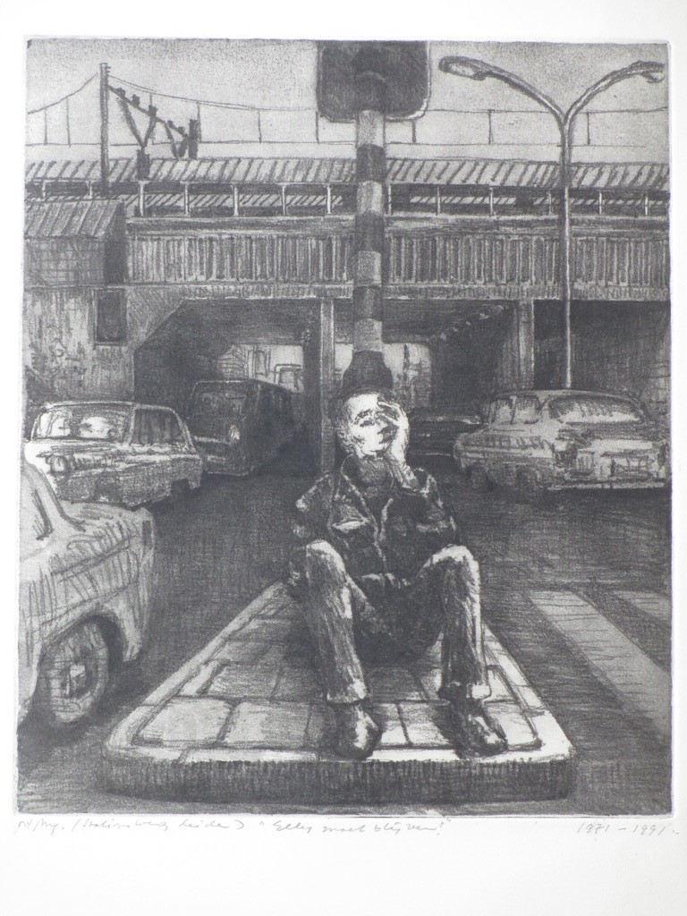 Pol Jong, Stationsweg Leiden, Ets kopen? Bied vanaf 40!