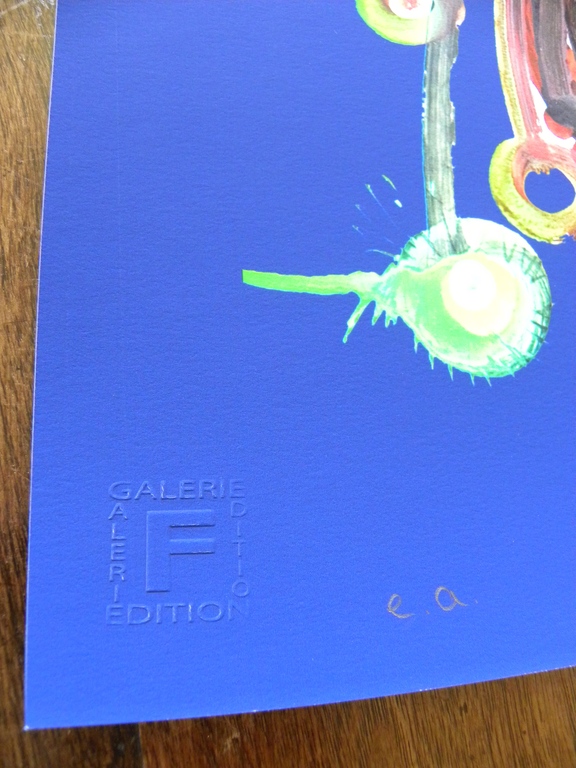 Paul Indrek Kostabi - Giclee - Acrisia (blue) - 2014 kopen? Bied vanaf 75!