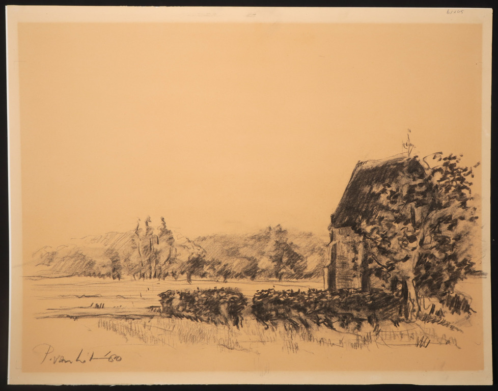 Pierre van Lit: Houtskooltekening, Zonder titel kopen? Bied vanaf 1!