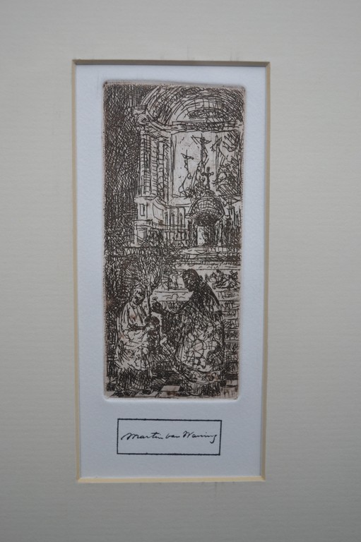 Martin van Waning (1887 - 1972) - ets - religieuze voorstelling kopen? Bied vanaf 1!