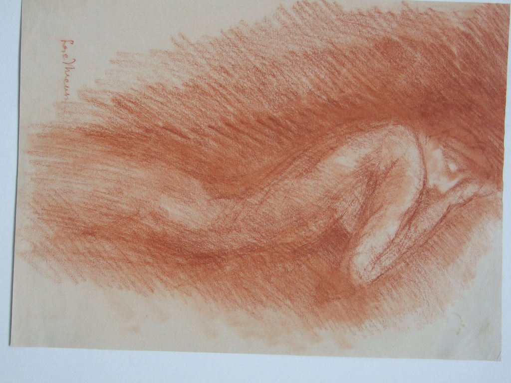 Lex Meeussen - Lex Meeussen: Pastel Tekening, Vrouw kopen? Bied vanaf 45!