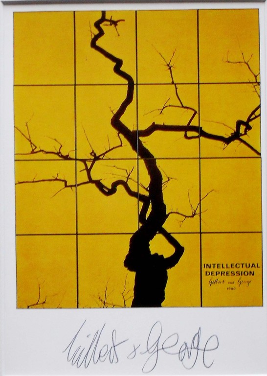 Gilbert & George - Intellectual Depression 1980- - handgesigneerd verkocht voor € 39!