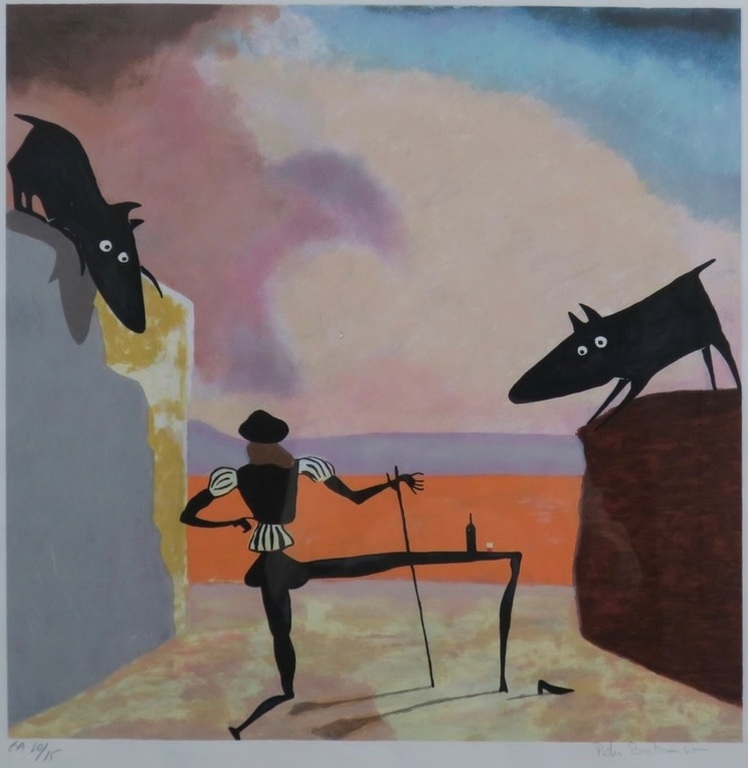 Peter Bastiaanssen - Yapping Dalí - handgesigneerde zeefdruk verkocht voor € 120!