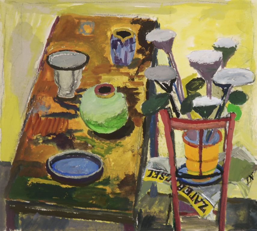 Hans Ebeling Koning: Gemengde techniek op papier, Z.T.  kopen? Bied vanaf 100!