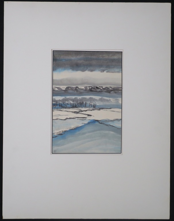 Onbekend gesigneerd: Aquarel, Landschap kopen? Bied vanaf 1!