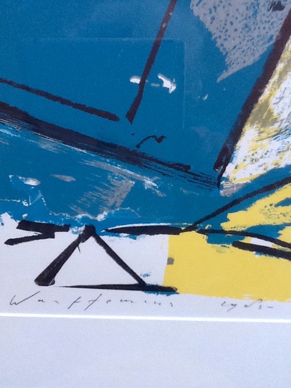 Piet Warffemius, zeefdruk, Siësta, gesigneerd en ingelijst kopen? Bied vanaf 45!