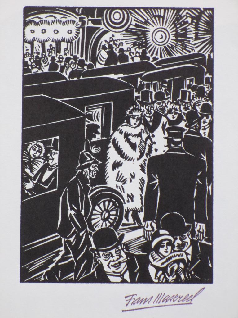 Frans Masereel, Uitgaansavond, Houtsnede kopen? Bied vanaf 45!