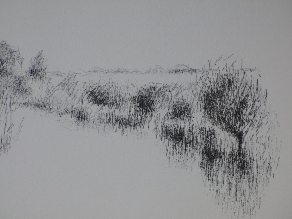 Metten Koornstra, Verlaten landschap, Litho 1962 kopen? Bied vanaf 40!