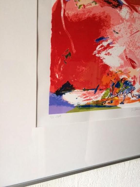 Jan van Diemen Zeefdruk Titel - Dameshockey-  In aluminium lijst kopen? Bied vanaf 45!