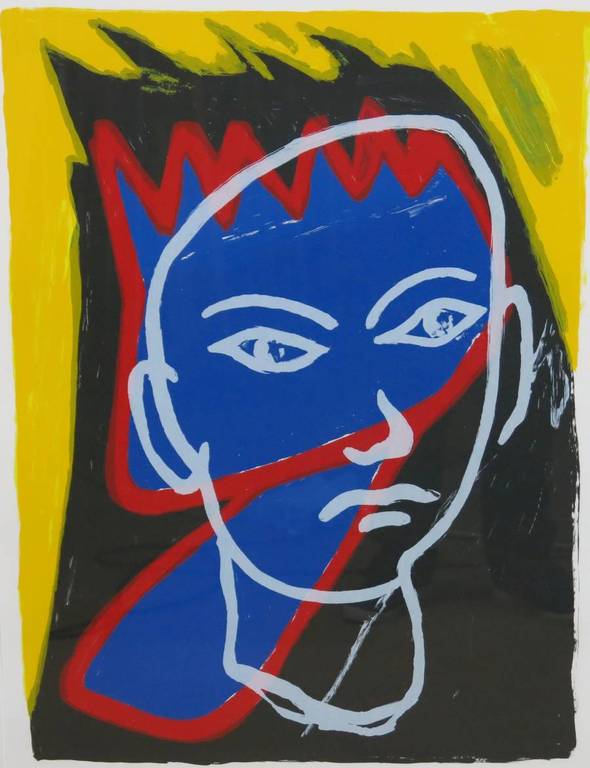 Simon Posthuma: Zeefdruk, Roma - Ingelijst (groot) verkocht voor € 60!