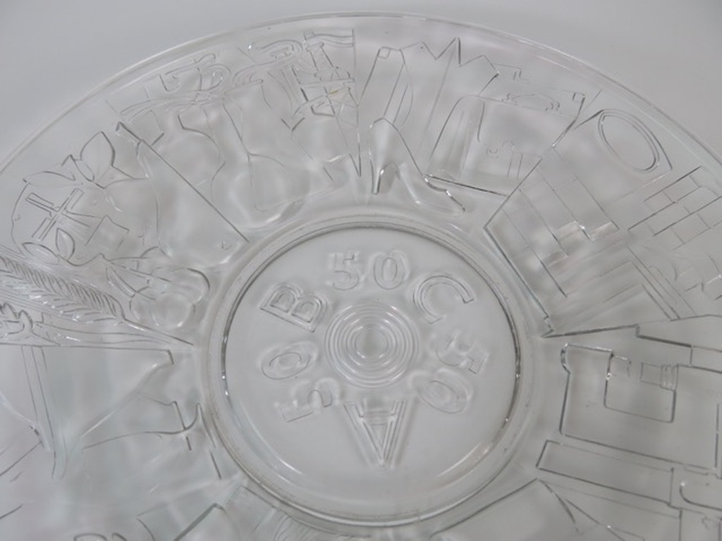 G.J. Thomassen voor Leerdam: Glas, ABC-jubileum bord kopen? Bied vanaf 1!