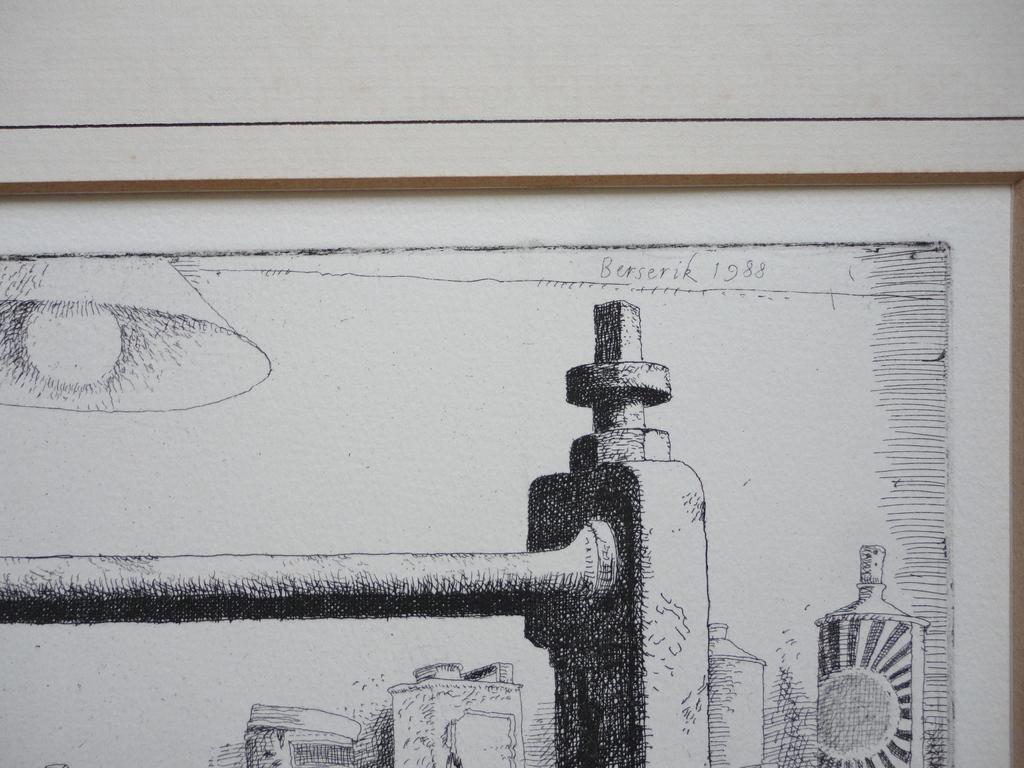 Herman Berserik ets 30x20,5cm. kopen? Bied vanaf 45!