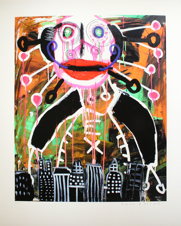 Handgesigneerde Giclee - The Moose of Wall Street verkocht voor € 55!