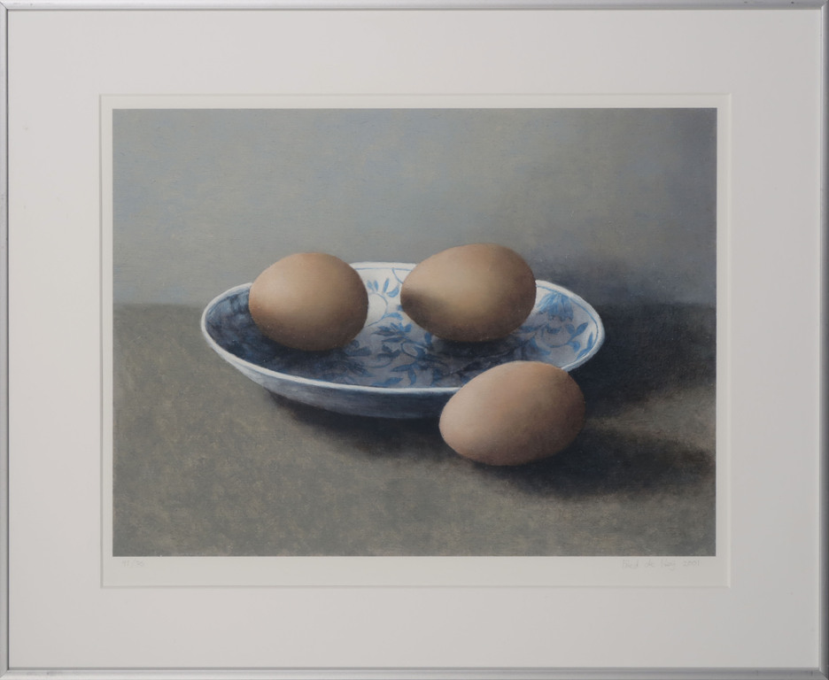 Fred de Heij: Giclee, Stilleven III - Ingelijst verkocht voor € 35!