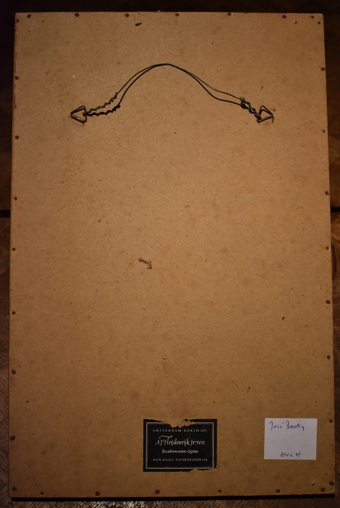 Initialen J.B. = Jose' Bastin, Inkttekening,  kopen? Bied vanaf 1!