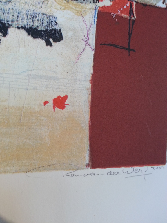 Ron van der Werf, zeefdruk, titel "Assemble I" kopen? Bied vanaf 25!