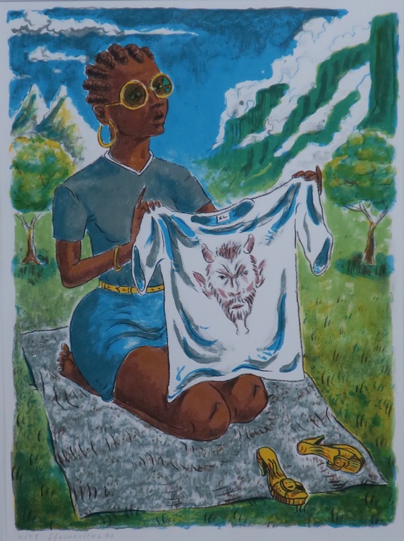 Frans Franciscus: Litho, Veronica in Kaapstad -Ingelijst kopen? Bied vanaf 35!