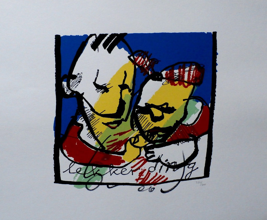 Herman Brood - zeefdruk: lekker ding verkocht voor € 175!