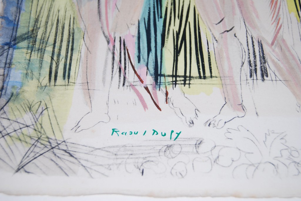 Raoul Dufy, litho, Les Graces Epanouis, 1952, 1/305 kopen? Bied vanaf 50!