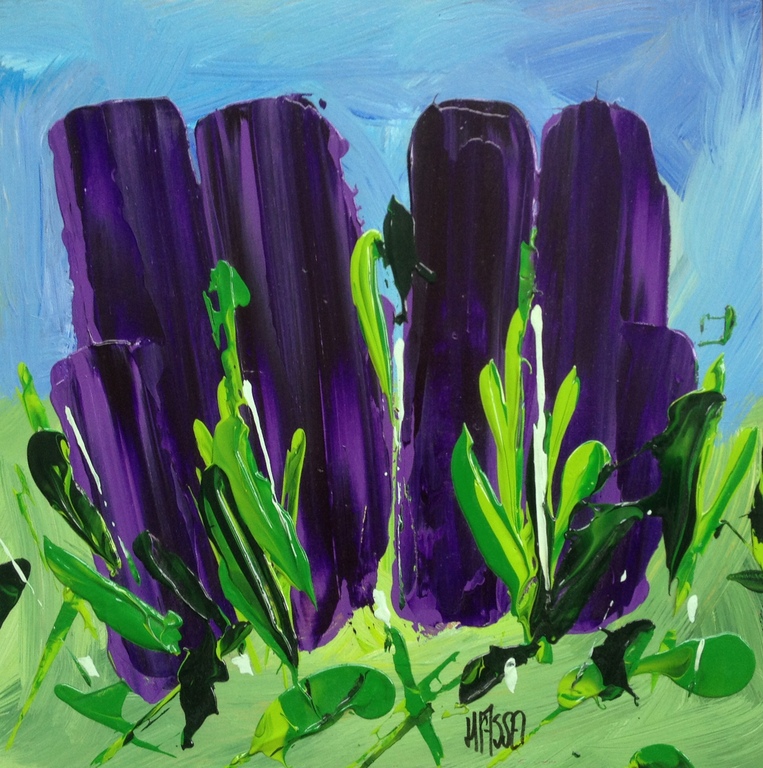 Ad van Hassel - Tulpenschilderij in baklijst kopen? Bied vanaf 1!