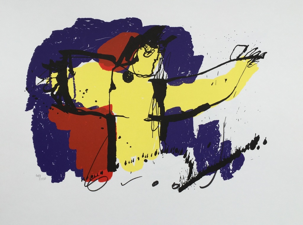 Herman Brood - Originele Hand Gesigneerde Zeefdruk -  kopen? Bied vanaf 1!