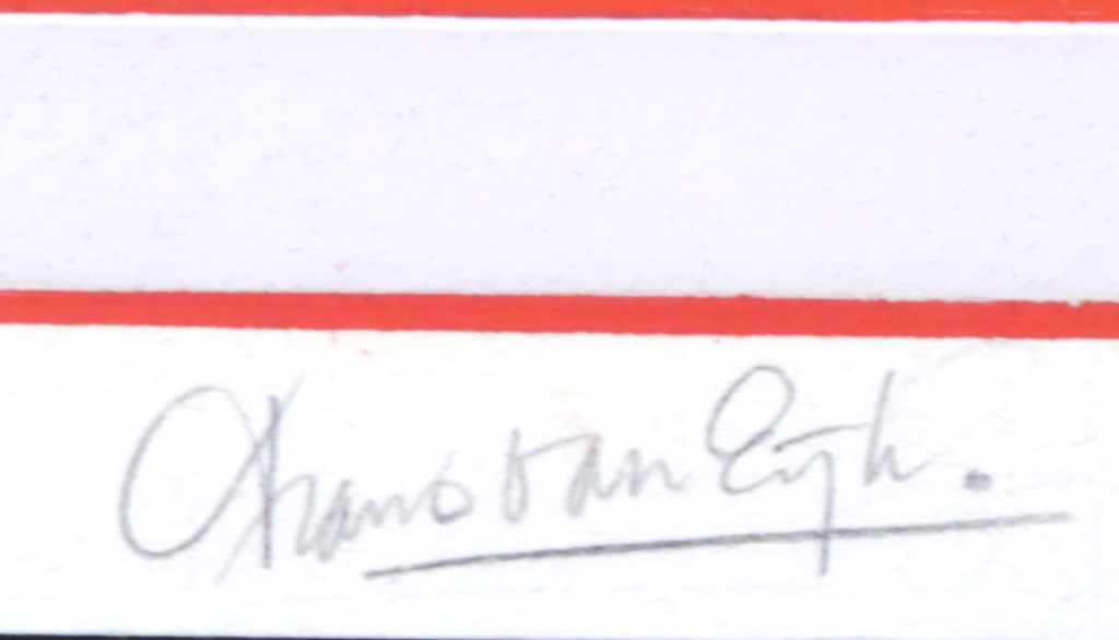 Frans van Eijk: Gemengde technieken op papier, Evenwicht kopen? Bied vanaf 50!