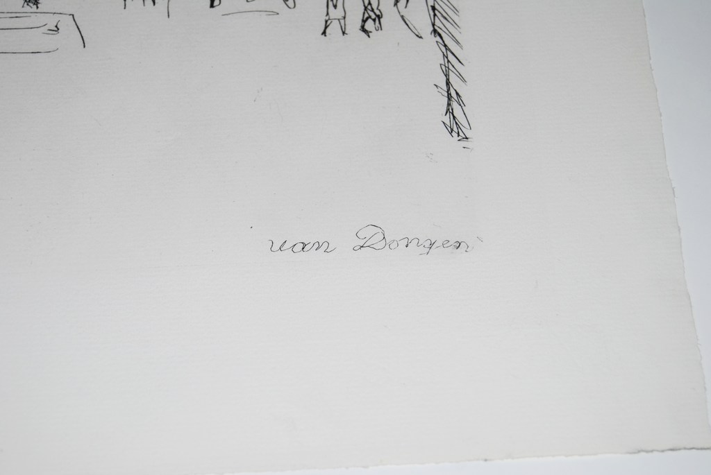 Kees van Dongen, Place Vendome, ets, 1937 kopen? Bied vanaf 100!