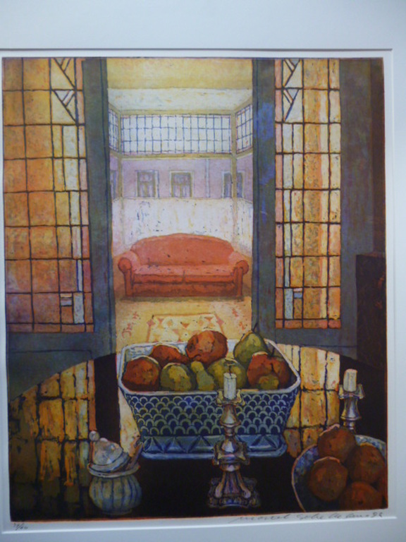 Marcel Schellekens - kleurenets - Stilleven met fruit in interieur kopen? Bied vanaf 175!