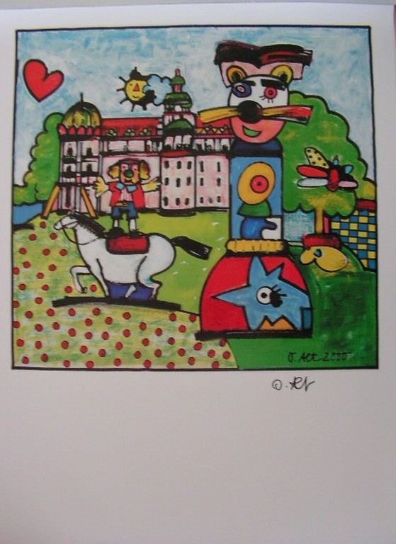 Otmar Alt - ZT - lithografie - gesigneerd. kopen? Bied vanaf 1!