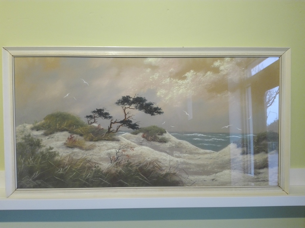 Gesigneerde krijttekening, strand & zeegezicht, onbekende kunstenaar kopen? Bied vanaf 1!