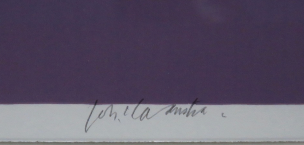 Johan Haanstra: Zeefdruk, Zonder titel 2 -Ingelijst kopen? Bied vanaf 1!