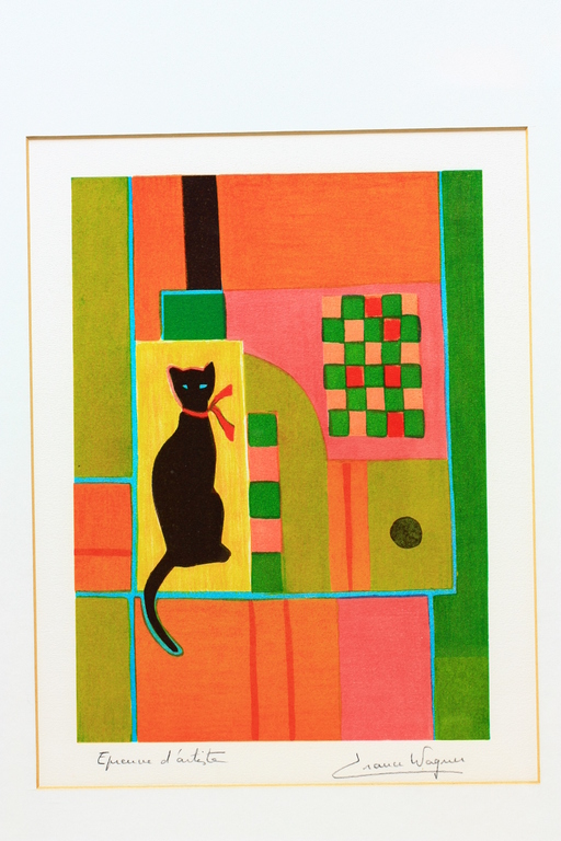 Wagner, Kat, Zeefdruk kopen? Bied vanaf 75!