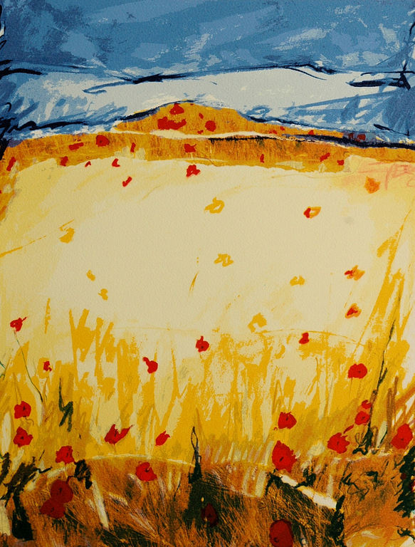 Annemiki Bok - Zomer - gesigneerde zeefdruk - 1992 verkocht voor € 35!