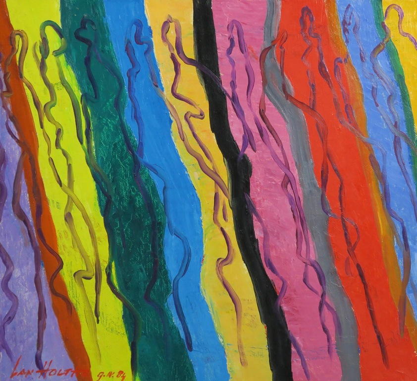 Jan van Holthe: Olieverf op doek, Figurines - Ingelijst kopen? Bied vanaf 1!