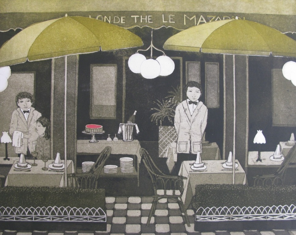 Laetitia de Haas - RESTAURANT IN AIX - kleurets verkocht voor € 41!