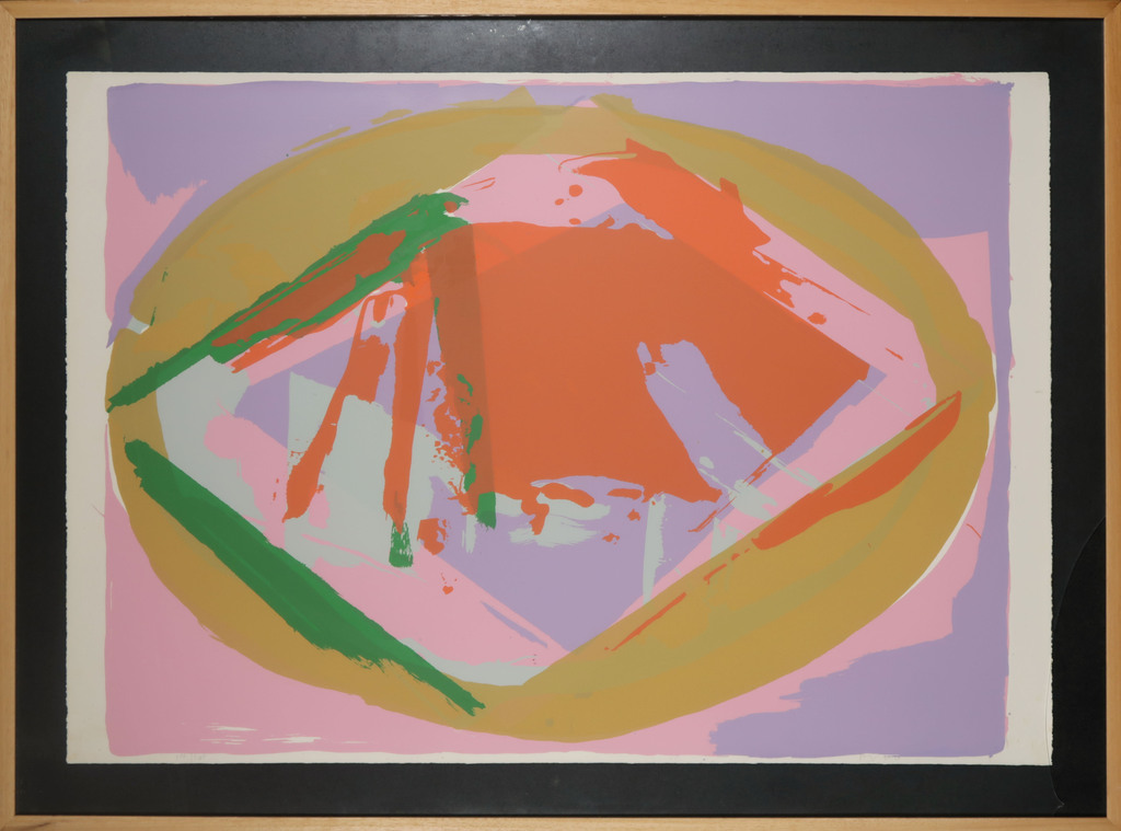 Darryl Hughto: Zeefdruk, Warm hearth - Ingelijst (Groot!) verkocht voor € 80!