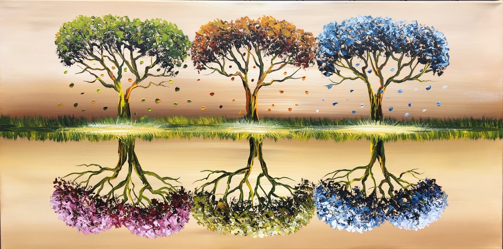 Gena Genadyj - Seasons -2017 - Gesigneerd verkocht voor € 300!