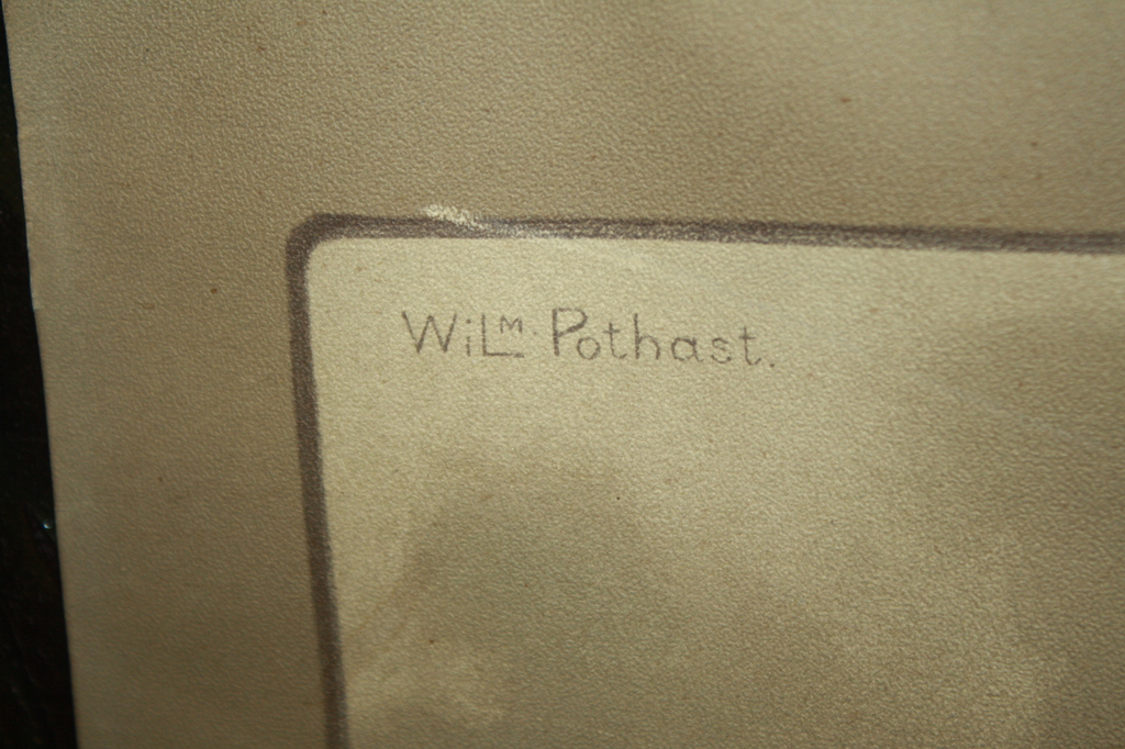 MARKER MEISJE   - LITHO UIT 1902 VAN POTHAST kopen? Bied vanaf 19!