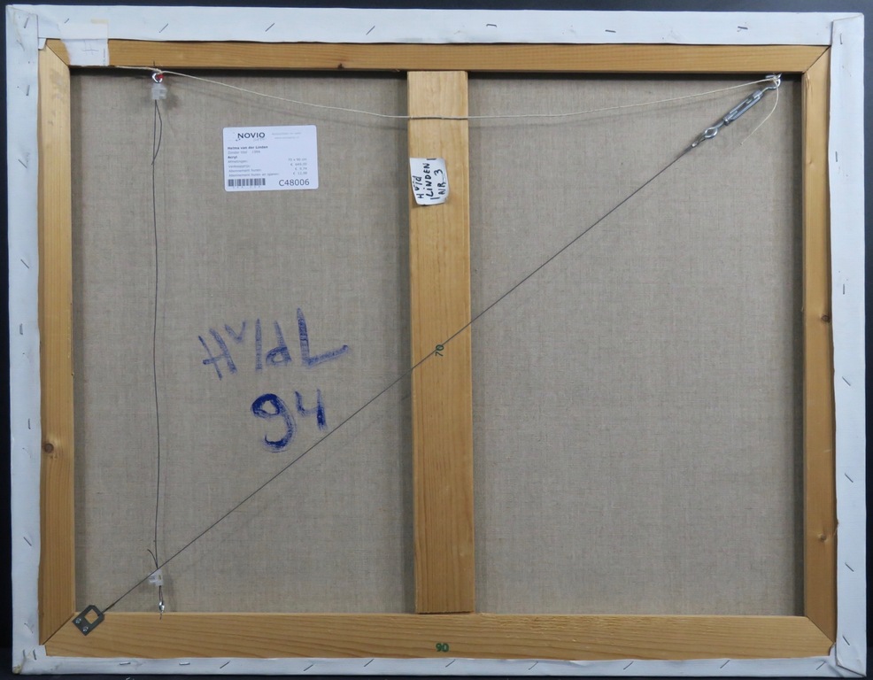 Helma van der Linden: Acryl op doek, Zonder titel kopen? Bied vanaf 1!