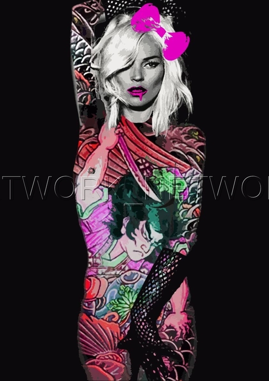 DEATH NYC - "Kate Tatoo P"- n° A/P - Signed with COA (Edition Artist Proof)  kopen? Bied vanaf 1!