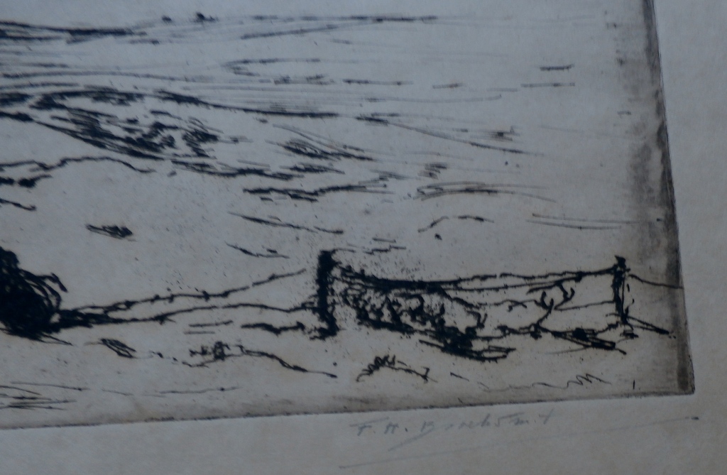 Frederika Broeksmit - ets: Boetveld in de winter - 1942 kopen? Bied vanaf 37!