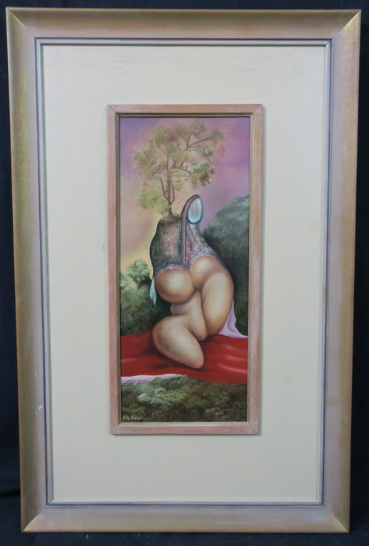 Johannes Garst: Olieverf op paneel, De onvermijdelijke associatie - Ingelijst kopen? Bied vanaf 150!