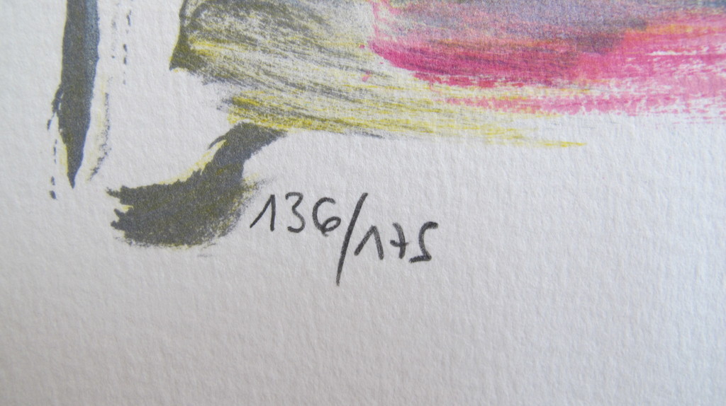 "L' Espagnole" - kleurenlithografie, 175 ex. kopen? Bied vanaf 39!