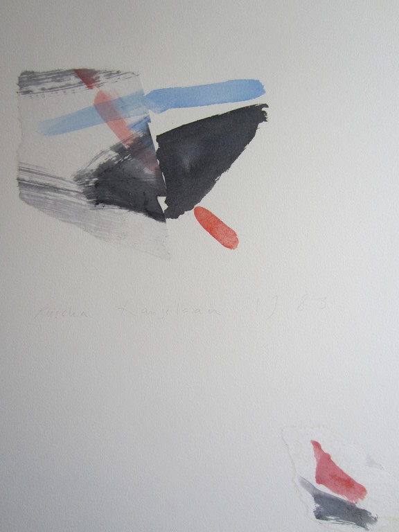 RUSCHA LANGELAAN  ABSTRACT GEMENGDE TECHNIEK 1983  kopen? Bied vanaf 25!