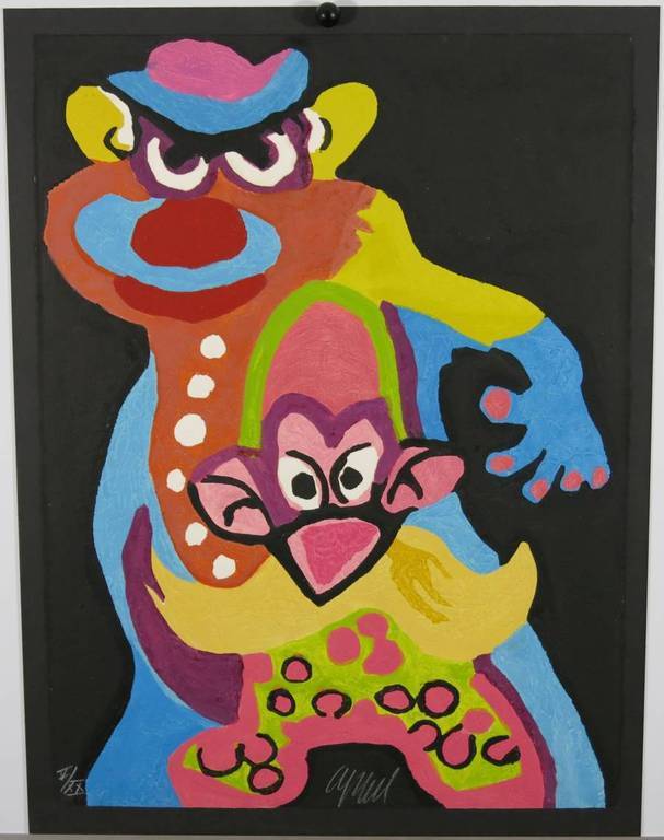 Karel Appel: Houtsnede en reliefdruk kopen? Bied vanaf 1250!